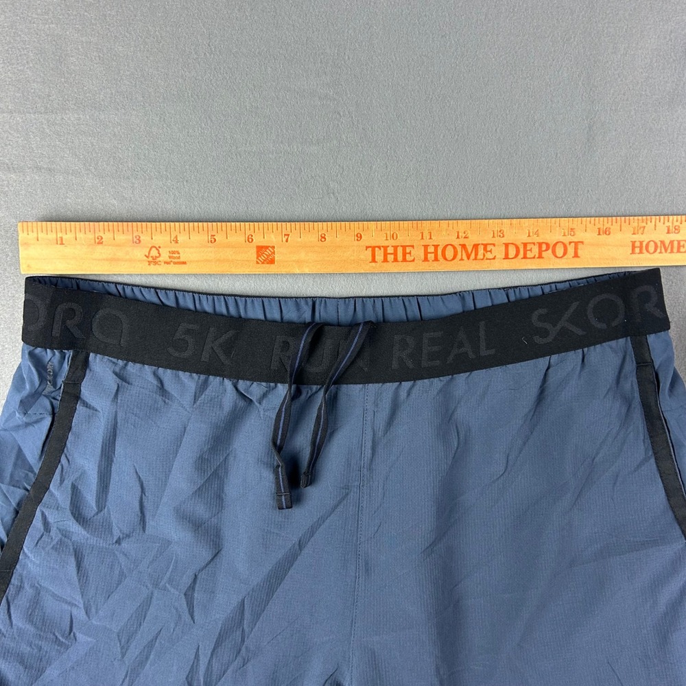 Skora Running Shorts Men XL Blue Qwick-Dry Athletic Active Gym Workout - Picture 6 of 12